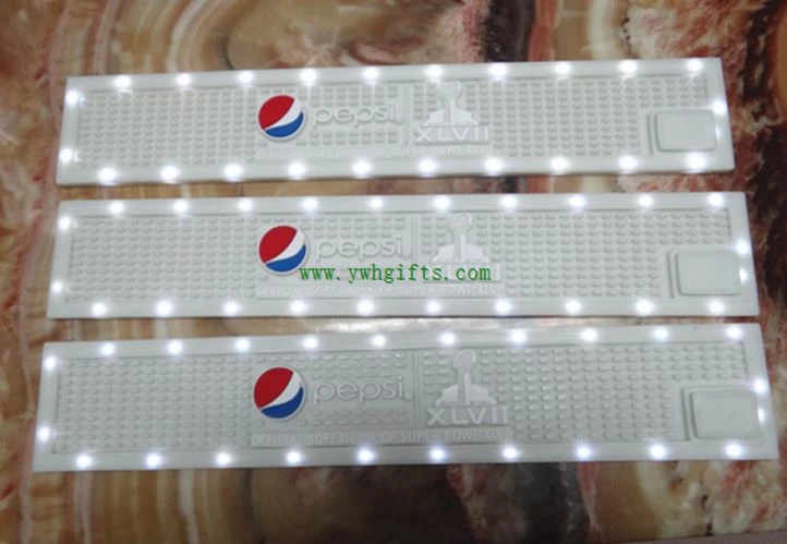 pvc bar runner with LED light pvc bar runner with LED light