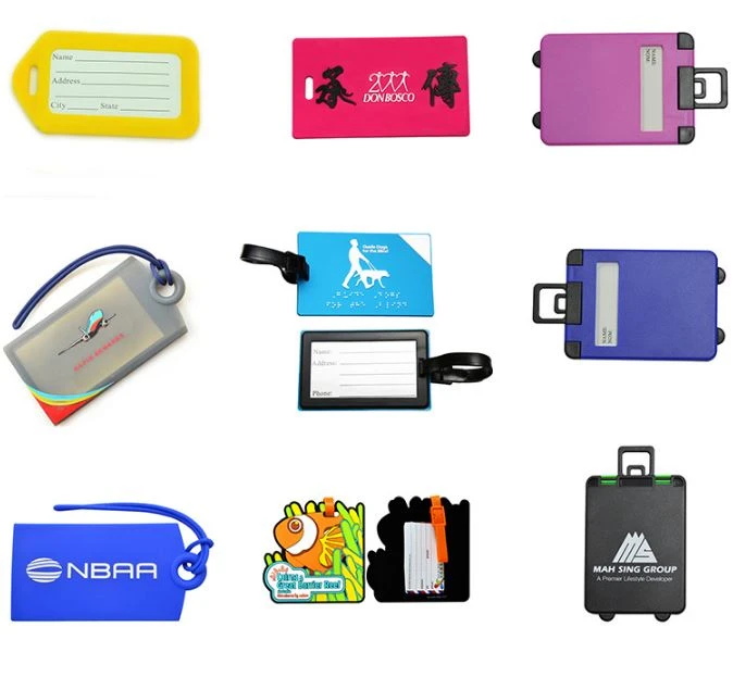 Plastic 3D Soft Pvc Travel Tag Plastic 3D Soft Pvc Travel Tag