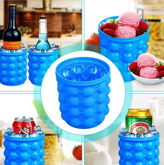 silicone ice cube bucket silicone ice cube bucket