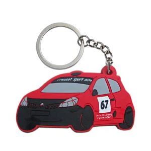 3D automobilski PVC privjesak za ključeve