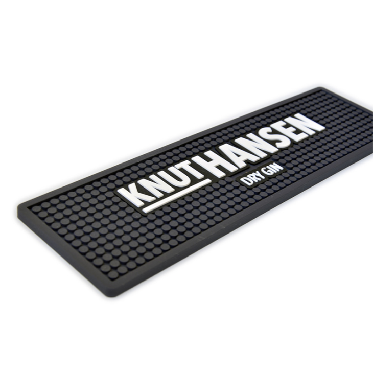 PVC guma Gin Barmatte Individuell Met Logo 35x10 cm