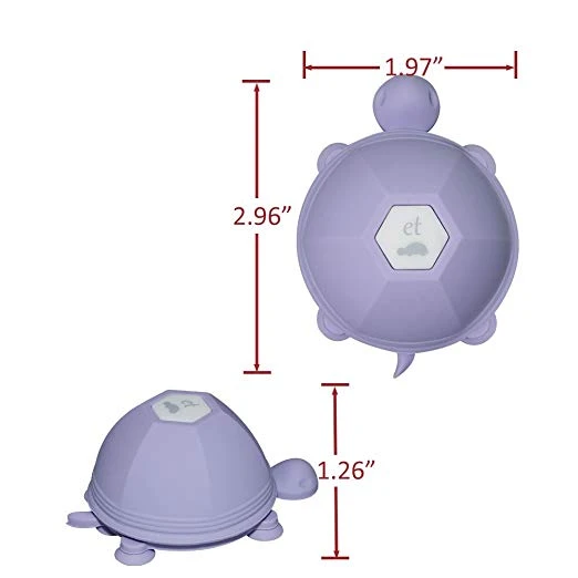 3D Turtle Silicone Phone Holder Collapsible Earphone Winder