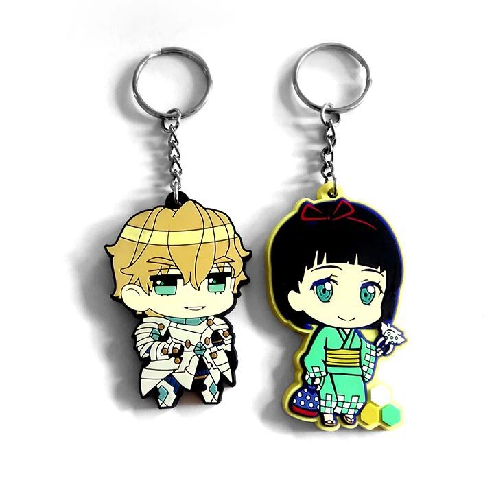 Soft PVC Keychain Handmade Anime Figure Pendant