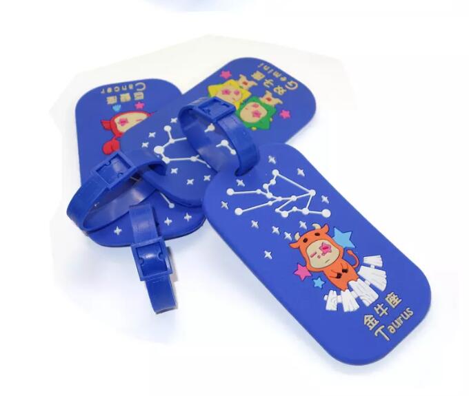 China Wholesale Fashion Plastic Rubber Unique Custom Soft PVC Travel Luggage Tag