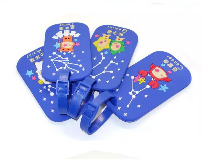China Wholesale Fashion Plastic Rubber Unique Custom Soft PVC Travel Luggage Tag