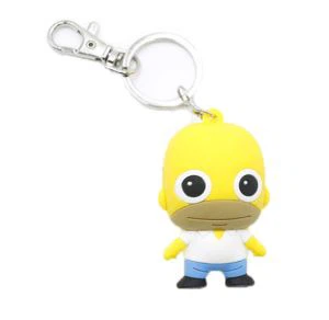 Cartoon Pvc mekani ljepilo Privjesci za ključeve