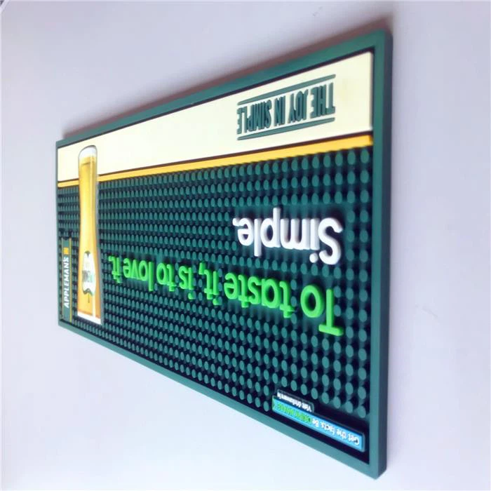 Soft PVC Bar Mat For Beer Or Drink Promotion