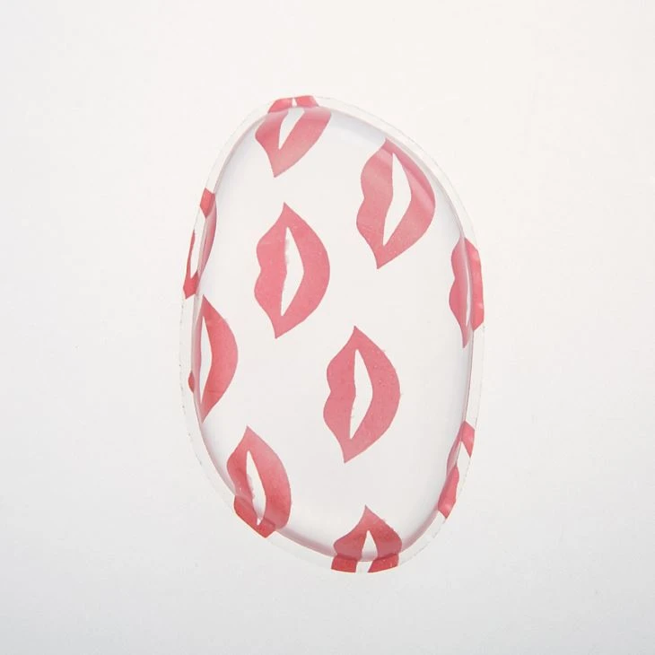 Transparent Logo Printed Silicone Makeup Puff Beauty Tool
