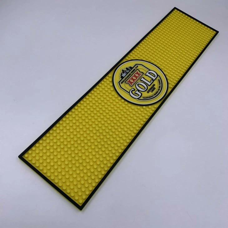 Rubber Bar Runner Spill Beer Mats For Beverage