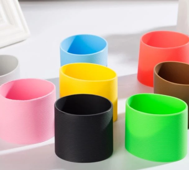 Silicone Sleeve For Drink Water Juice Tea Milk Bottle Cup Cover