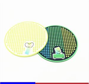 Novi 3D podmetači za čaše, mekani PVC podmetači za piće Gumena pvc šolja za pivo Mat
