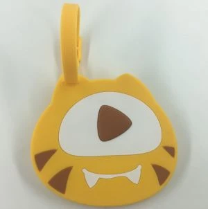 3D soft pvc gumena prtljaga Oznaka Silikonska torba Oznaka