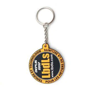 Modni 2D mekani PVC privjesci za ključeve